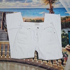 Triarchy 5 Button Raw Hem Crop Jeans Size 27